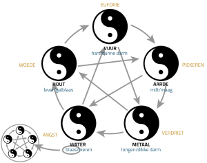 Uitleg van de Qi Gong vijf elementen, betekenis, meridianen en organen